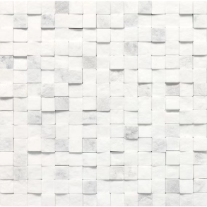 Contempo White High-Low Split Face - stone tile